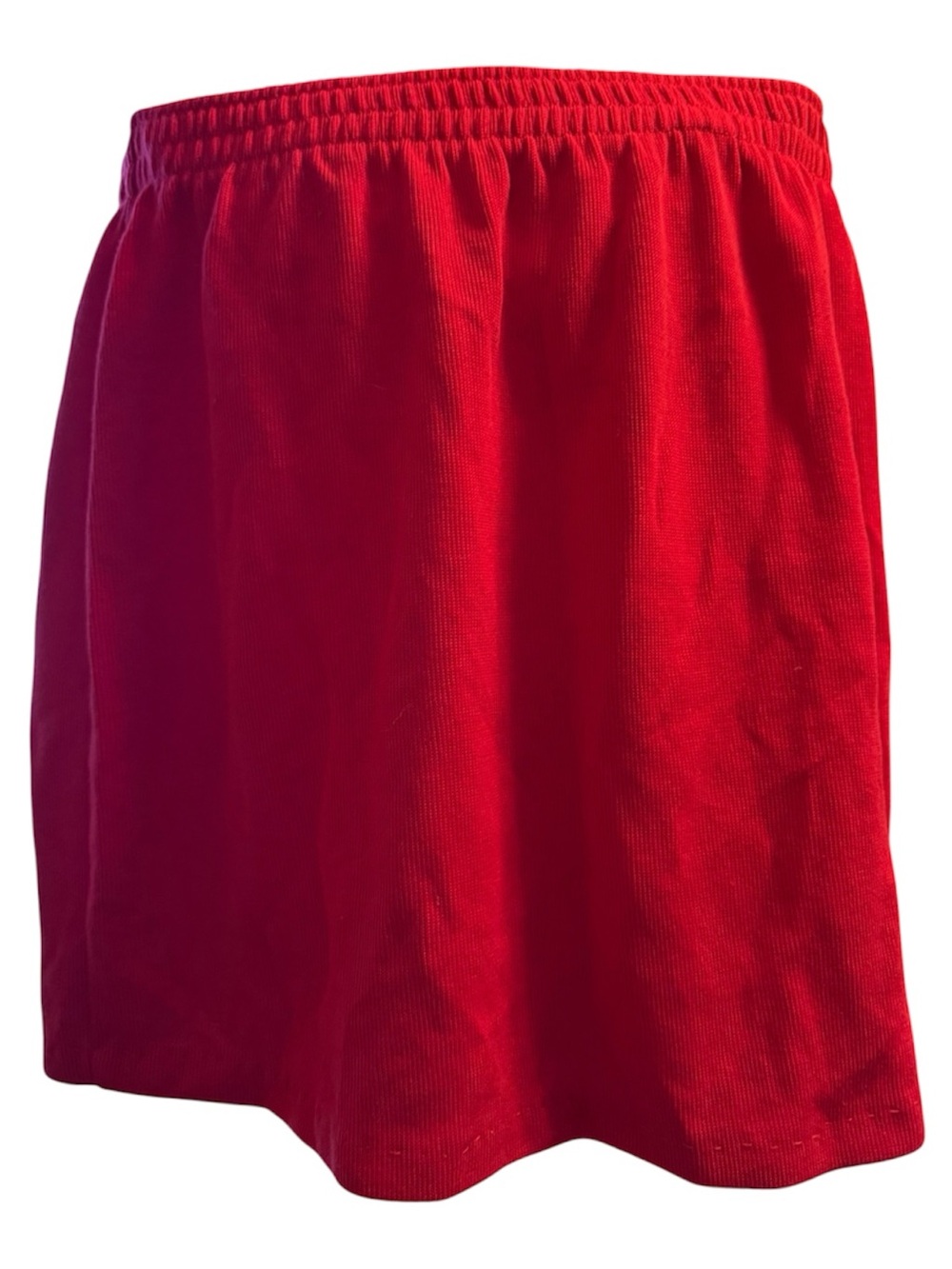 Weekenders Red Pull-On Knit Skirt Women’s Large Made in Canada